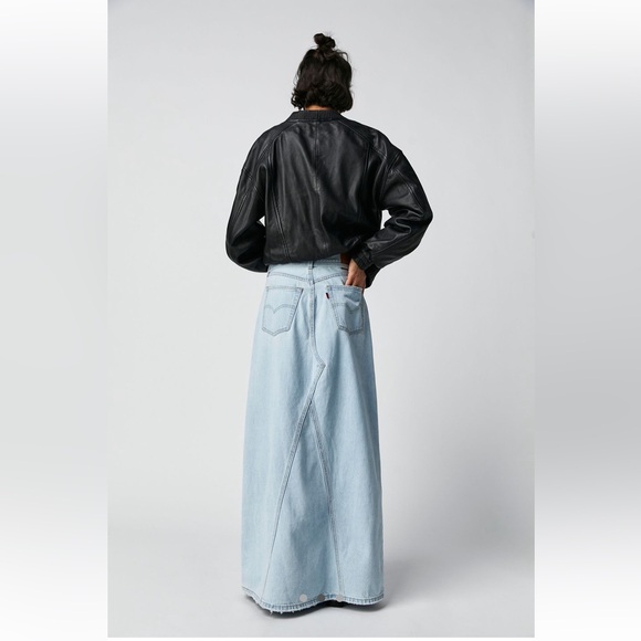 Free people Levi’s maxi denim skirt - Picture 3 of 11
